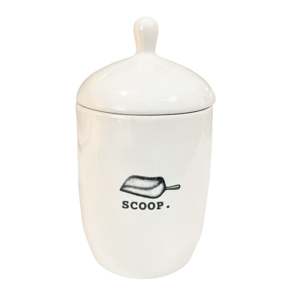 NEW Rae Dunn SCOOP Sugar Jar with Lid